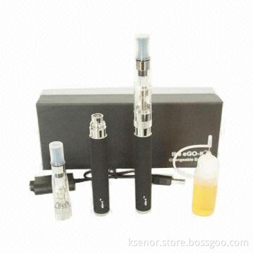 Hot eGo-CE4 E-cigarette Starter Kit with 3.7-4.2V Nominal Working Voltage, 900mAh Capacity